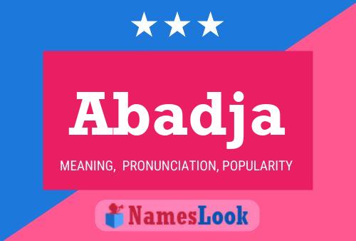 ملصق اسم Abadja