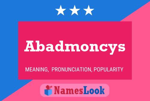 ملصق اسم Abadmoncys