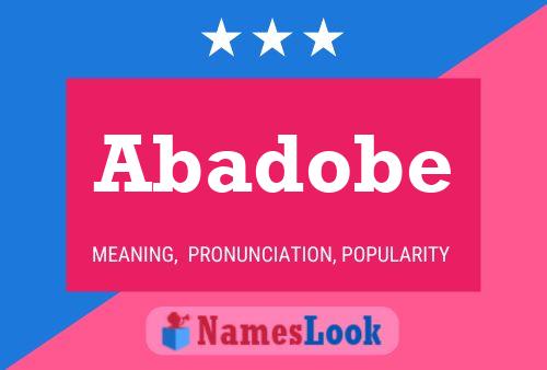 ملصق اسم Abadobe