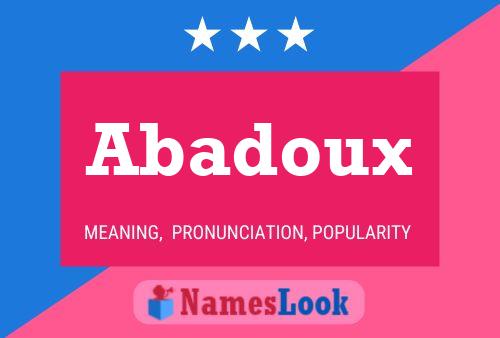 ملصق اسم Abadoux