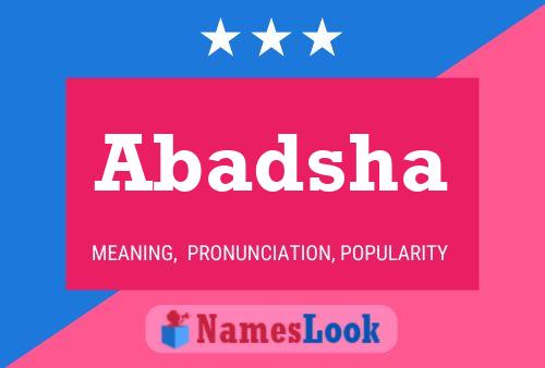 ملصق اسم Abadsha