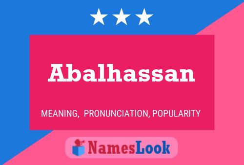 ملصق اسم Abalhassan