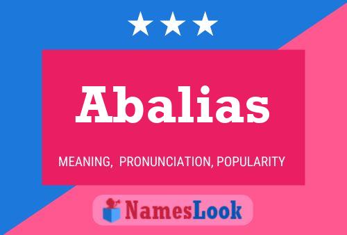 ملصق اسم Abalias