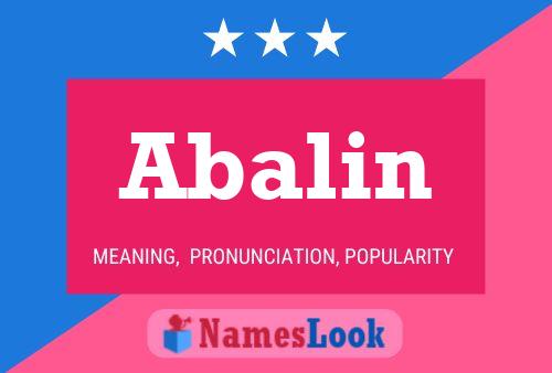 ملصق اسم Abalin