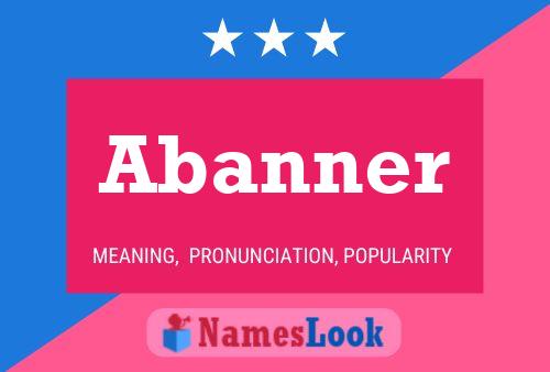 ملصق اسم Abanner