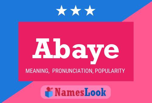 ملصق اسم Abaye