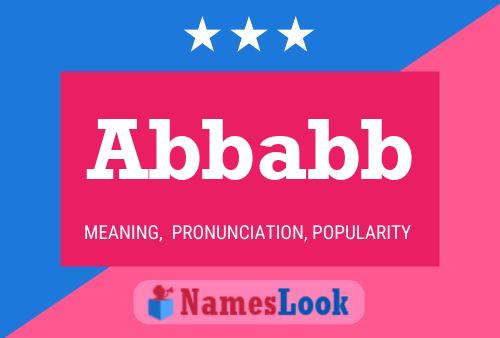 ملصق اسم Abbabb