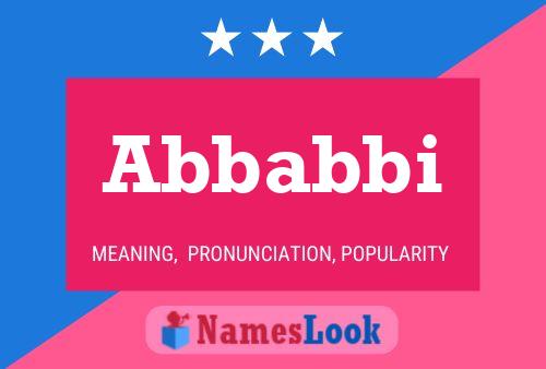 ملصق اسم Abbabbi