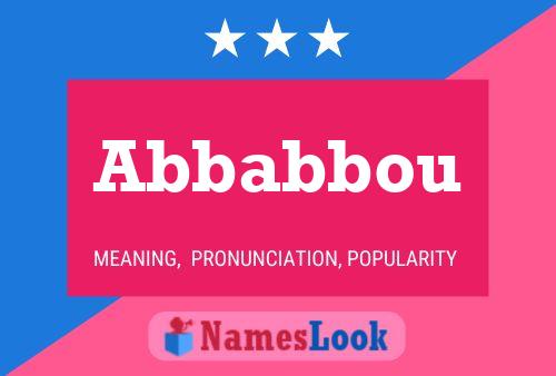 ملصق اسم Abbabbou