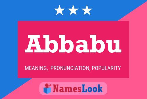 ملصق اسم Abbabu