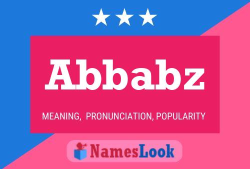 ملصق اسم Abbabz