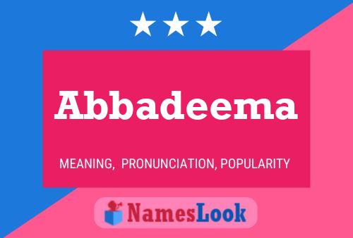 ملصق اسم Abbadeema