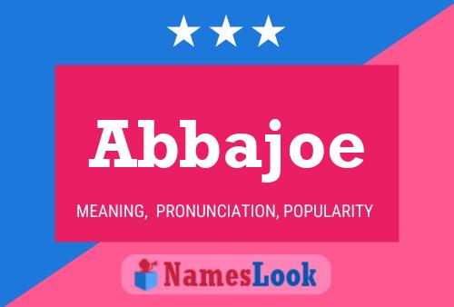 ملصق اسم Abbajoe