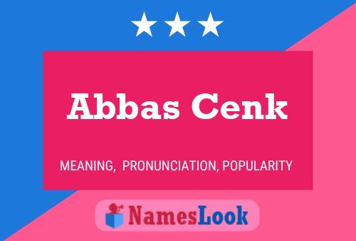 ملصق اسم Abbas Cenk