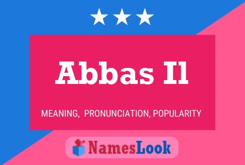 ملصق اسم Abbas Il