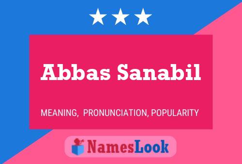 ملصق اسم Abbas Sanabil