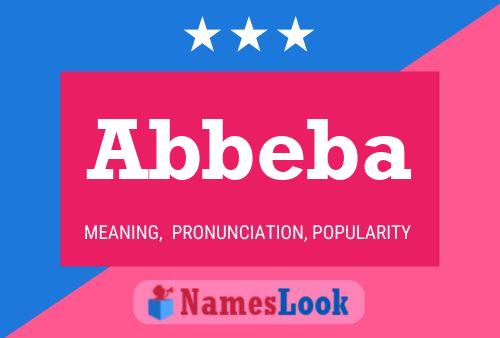 ملصق اسم Abbeba