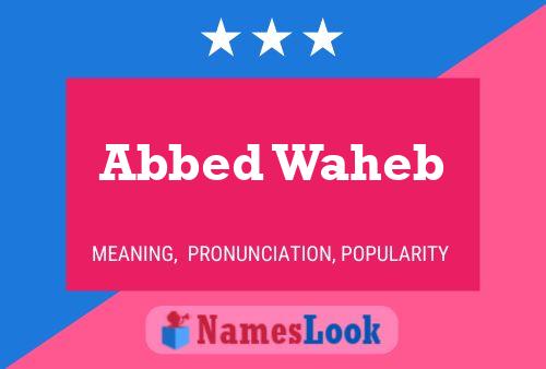 ملصق اسم Abbed Waheb