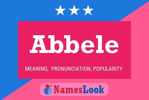 ملصق اسم Abbele