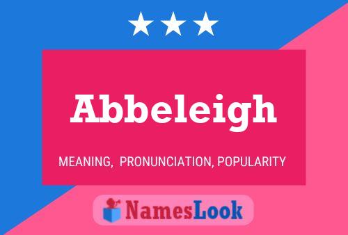 ملصق اسم Abbeleigh