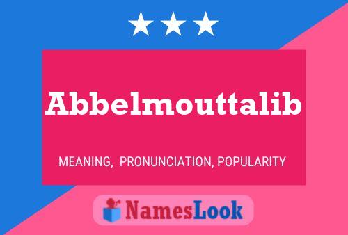 ملصق اسم Abbelmouttalib