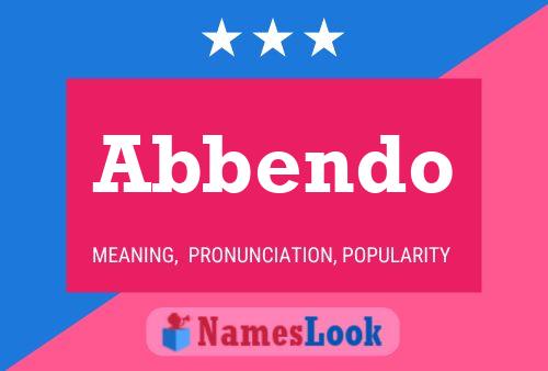 ملصق اسم Abbendo