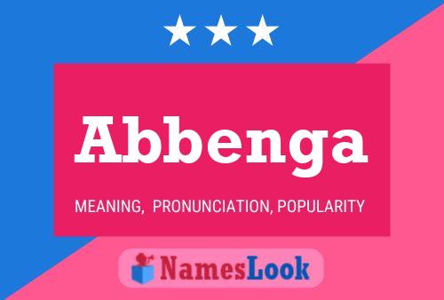 ملصق اسم Abbenga