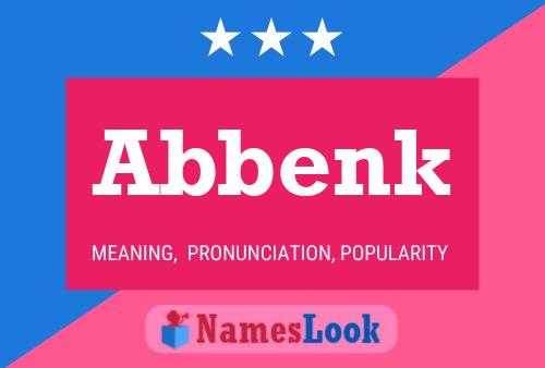 ملصق اسم Abbenk