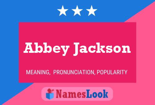 ملصق اسم Abbey Jackson