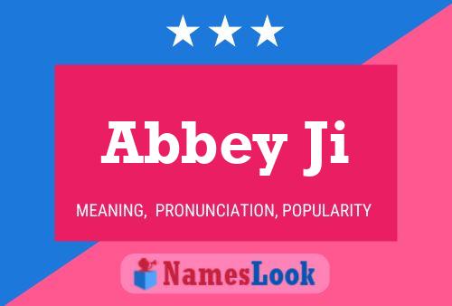 ملصق اسم Abbey Ji