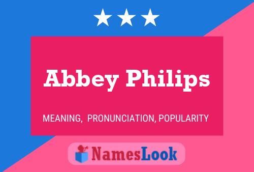 ملصق اسم Abbey Philips