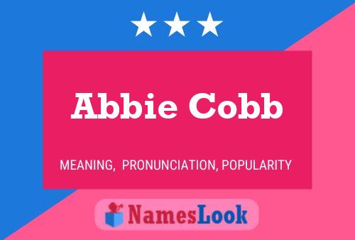 ملصق اسم Abbie Cobb