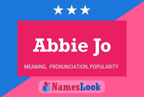 ملصق اسم Abbie Jo