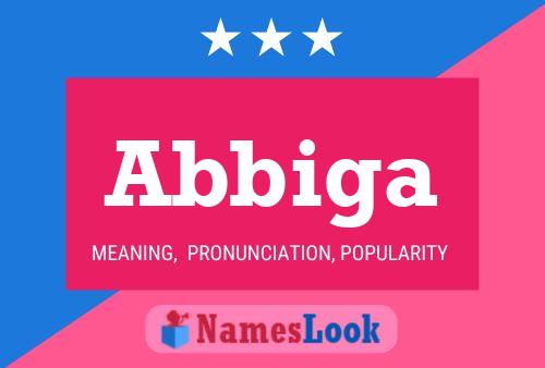 ملصق اسم Abbiga