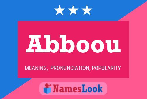 ملصق اسم Abboou