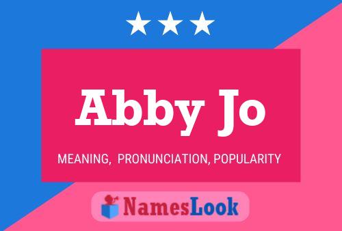 ملصق اسم Abby Jo