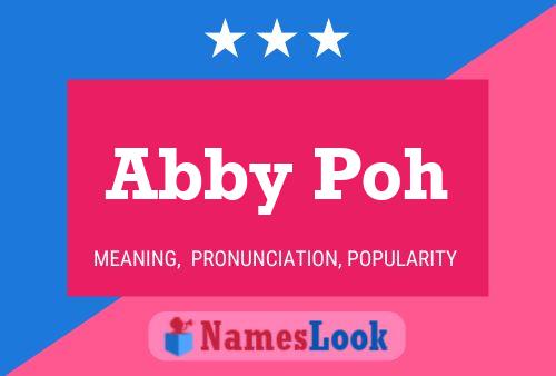 ملصق اسم Abby Poh