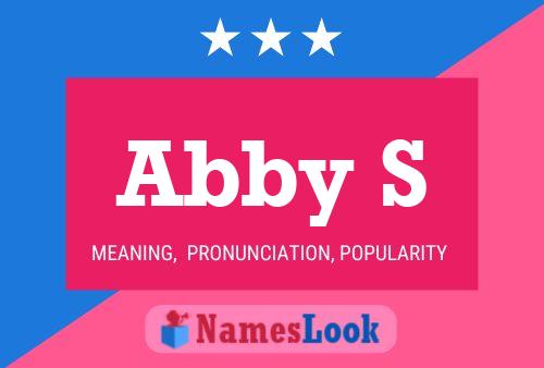 ملصق اسم Abby S