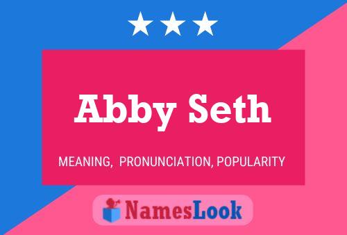 ملصق اسم Abby Seth