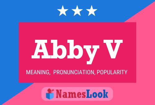 ملصق اسم Abby V