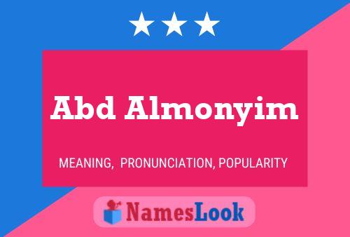 ملصق اسم Abd Almonyim