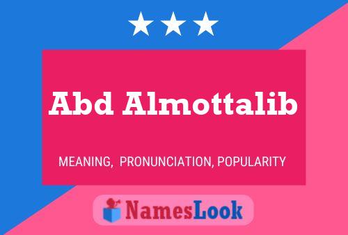 ملصق اسم Abd Almottalib