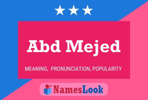 ملصق اسم Abd Mejed