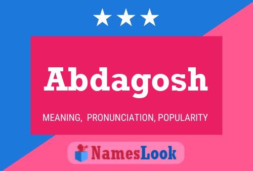 ملصق اسم Abdagosh