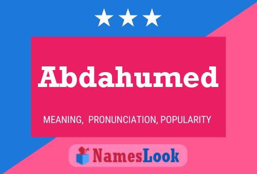 ملصق اسم Abdahumed