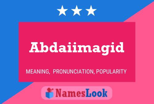 ملصق اسم Abdaiimagid