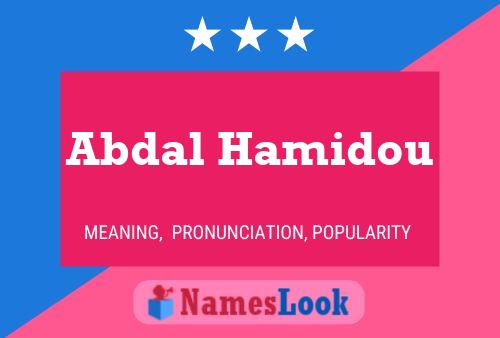 ملصق اسم Abdal Hamidou