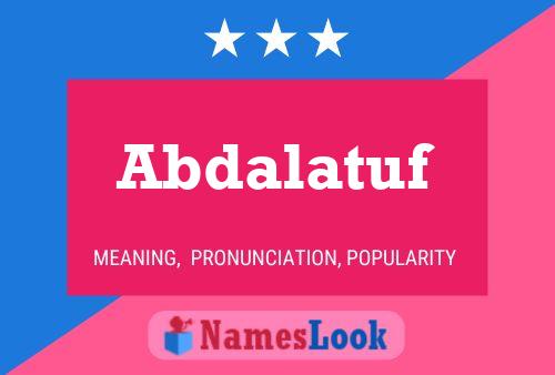 ملصق اسم Abdalatuf