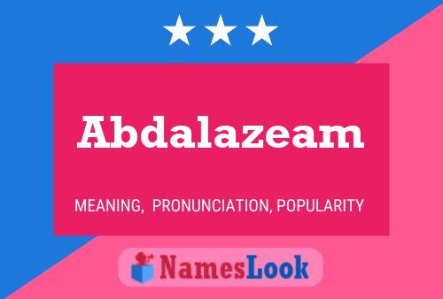 ملصق اسم Abdalazeam