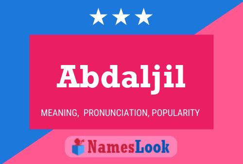 ملصق اسم Abdaljil